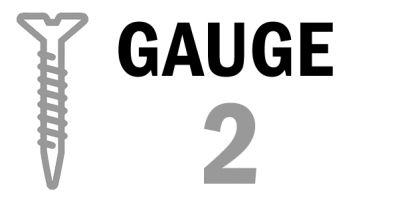 Gauge 2 Nickel Plated Steel