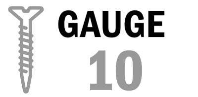 Gauge 10 Nickel Plated Steel