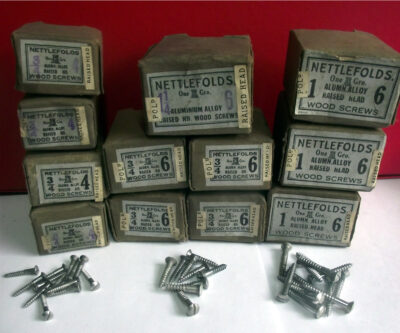 Aluminium Raised Head Wood Screws