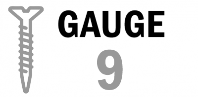 Gauge 9 Nickel Plated Steel